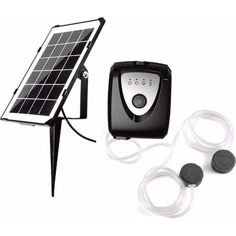 Aérateur solaire de bassin 3,5 W avec batterie de 4000 mAh e USB