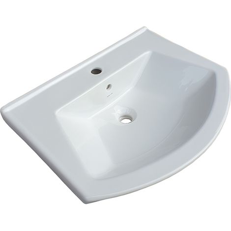 Aleco Keramik Waschbecken (BxT) 80 x 50 cm (für 80 Aleco) Aleco Keramik Waschbecken (BxT) 80 x 50 cm (für 80 Aleco) (1/4)