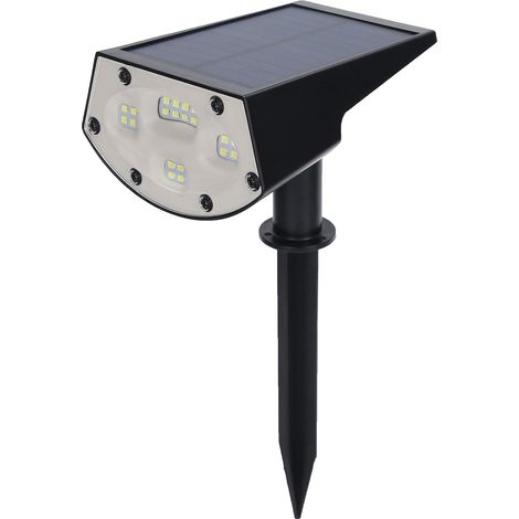Lampe solaire à prise de terre, lampe de jardin, lampe de pelouse, lampe de jardin monobloc, éclairage paysager (1/5)