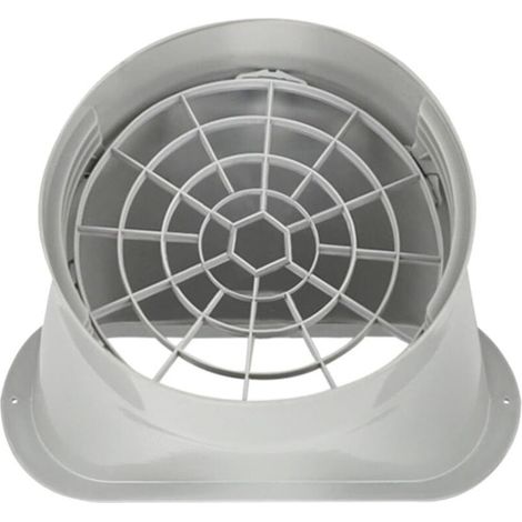 Abluftschlauchanschluss für mobile Klimageräte, universeller Fensteradapter, flache Öffnung (150) + nagetiersicheres Gitter (1/5)