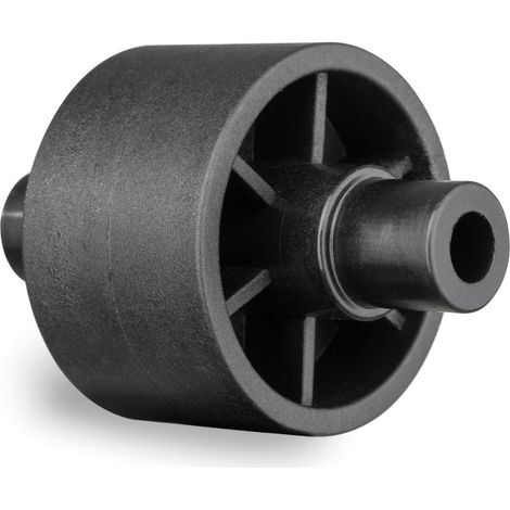 Deroma Rollen 20 x 10 x 3 cm schwarz Kübel