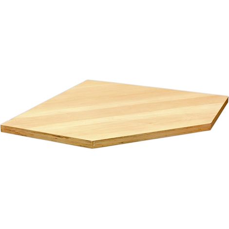 Apms60Pw Plan de travail en bois pressé pour meuble d'angle modulaire 865 mm (1/3)