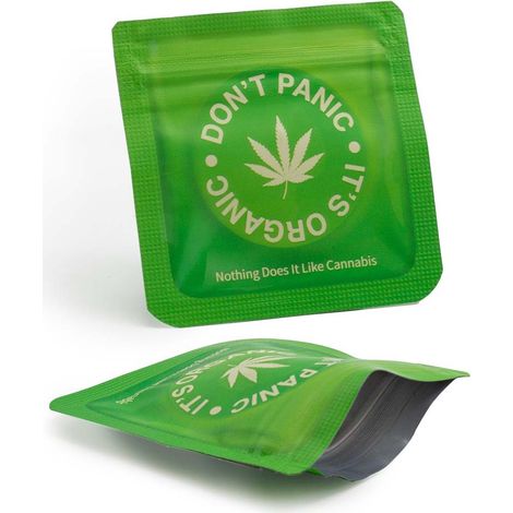 Don't Panic Ziplock-Beutel 64x64mm (1/2)