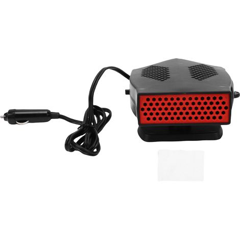 Ortviai Chauffage Automobile Portable 200 W pour Désembuage et Déglace Rapidement – Prise Allume-Cigare, Câble 1,22 m