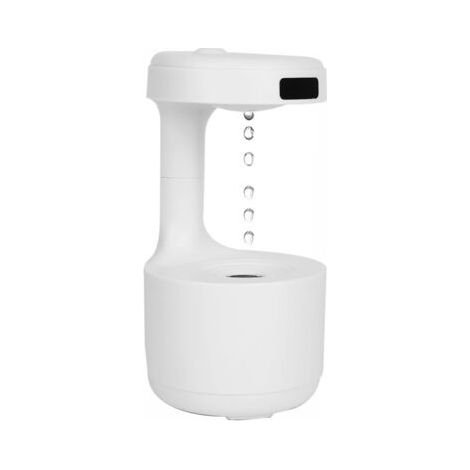 Humidificateur d'air USB 800 ml, avec humidificateurs ultrasoniques à brume fraîche avec synchronisation de 8 heures avec affichage LED pour bureau et chambre à coucher (1/5)