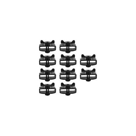 Lot de 10 tendeurs de Fil de clôture électrique, tendeur de Fil à cliquet, tendeur en Ligne, tendeur de Fil à cliquet réutilisable pour Une clôture électrique sécurisée (1/5)
