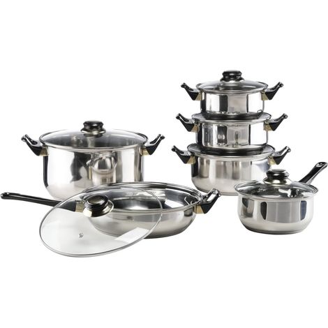Ensemble d'ustensiles de cuisine 12 pcs Acier inoxydable HI