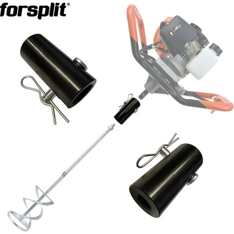 Adaptador para taladro de gasolina de 20 mm de diámetro para mezclador M14 (1/3)