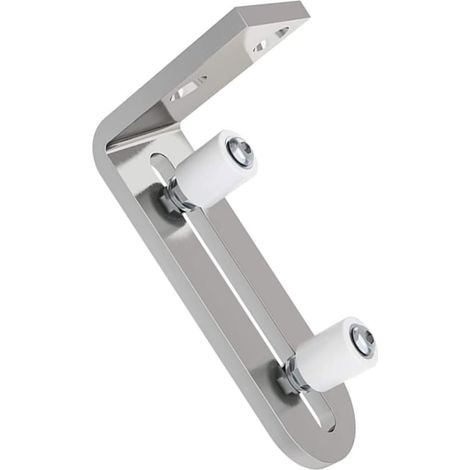 1 pièces guide de sol pour porte de grange coulissante, inox (1/5)