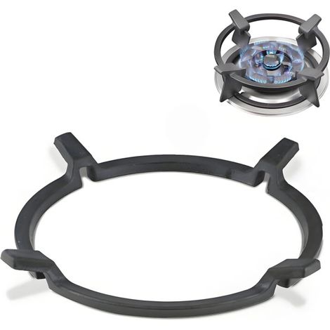 Support universel pour wok en fonte - JINFGERNE - adaptateur antidérapant pour cuisinières à gaz