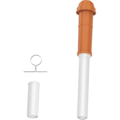 Bosch Accessori per gas di scarico FC-Set80-C33x (sopra) Kit base C33x, rosso, d:80/125mm, 7738112661