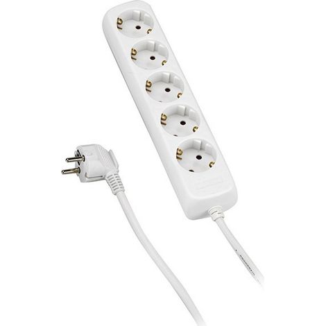 MULTIPRISE 5 PRISES AVEC CÂBLE 3X1,5 1,4 MÈTRES ALYCO