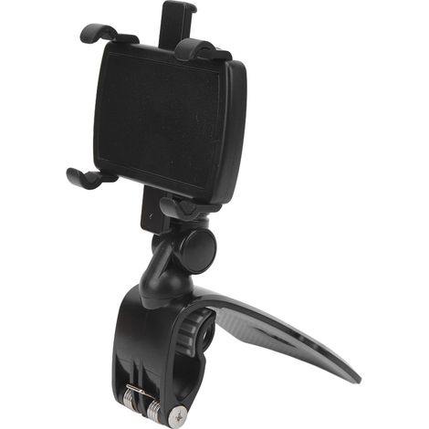 Support téléphone voiture rotatif 360° réglable, support tableau de bord antichoc, fixation universelle pour véhicule (1/5)