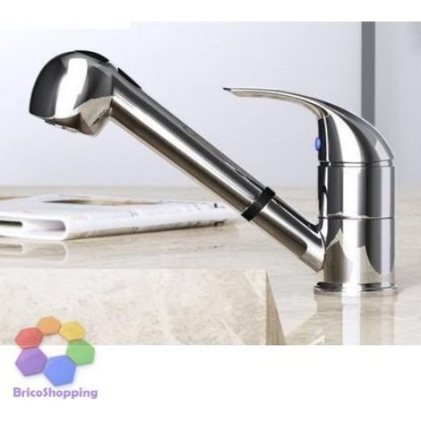 Rubinetto Asia Mix Con Doccetta Estraibile Lavello Cucina