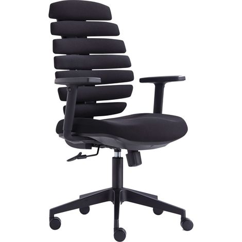 Design-Bürostuhl Flex - Ergonomischer Stuhl auf Rollen mit flexibler Rückenlehne (1/5)