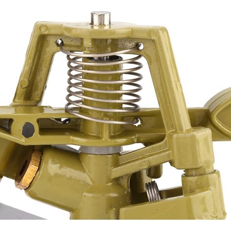 Arroseur rotatif à 360° en alliage de zinc pour l'irrigation du jardin et de la pelouse, 1/2 pouce (1/5)