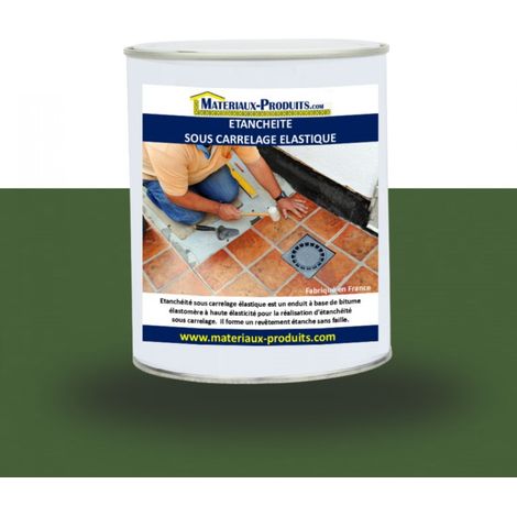Etanchéité sous carrelage elastique - 1 Kg Vert - MATPRO (1/4)