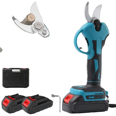 Sécateurs Électriques, Moteur Sans Balais, Design Sans Fil, Avec 2×Batterie (1/2)