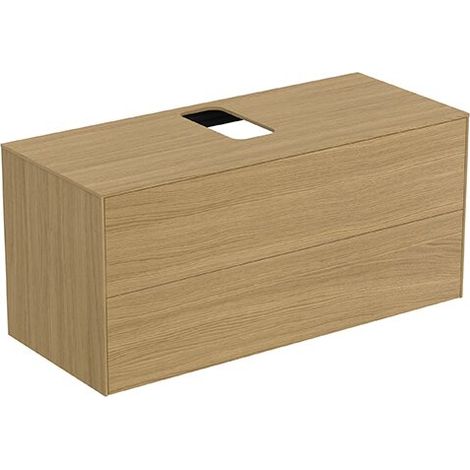 IDEAL STANDARD T3944Y6 Meuble bas Conca, 2 tiroirs, (1/2)