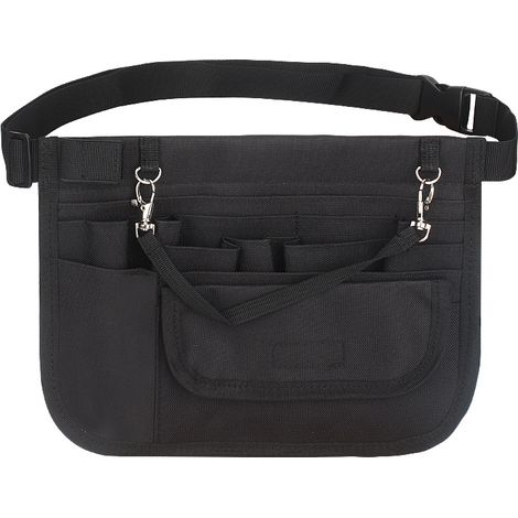 Sac banane noir pour infirmières (sans outils), organisateur pour matériel médical