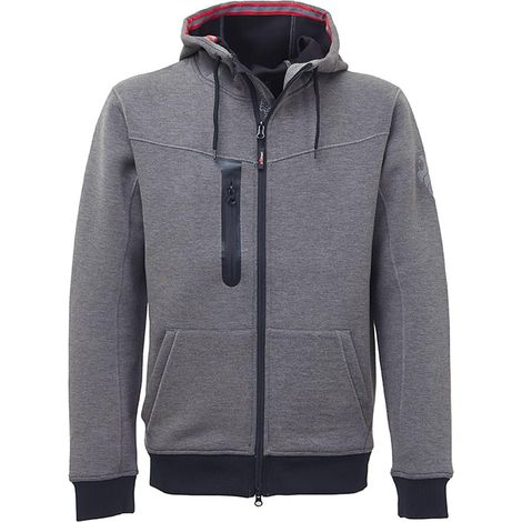 Felpa da lavoro full zip jersey scuba elasticizzato con cappuccio TASTY U-POWER - XL (1/5)