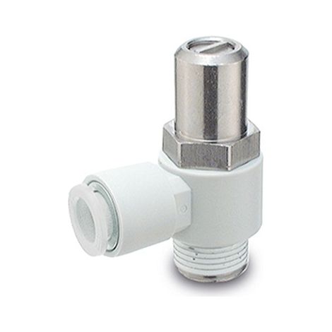 Raccord silencieux et réducteur d'échappement SMC AS2, R 1/4, 6mm ( Prix pour 1 )