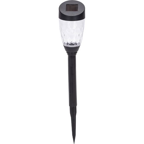 Lampioncino segnapassi Led Hala 0,006W Nero con pannello solare IP44 Bianco freddo 6500K con sensore crepuscolare Aigostar (1/5)