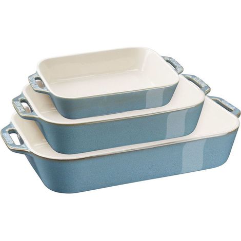 STAUB 405081720 Cake mould 3 pezzi colore Turchese