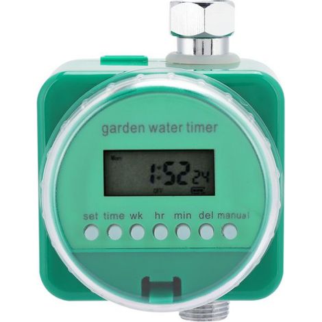Programmateur d'Arrosage Automatique, Minuterie Eau Jardin Balcon pour Irrigation Goutte-à-Goutte (1/5)