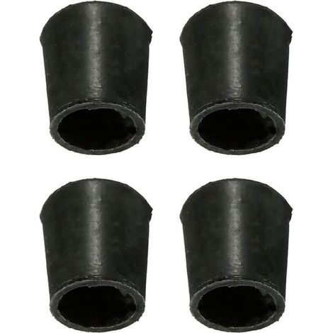 Lot de 4 couvre-pieds antidérapants en caoutchouc durable pour meubles et tables - Diamètre intérieur 16 mm