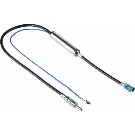 Adaptateur d'antenne pour autoradio, f. femelle Fakra/Z sur fiche DIN