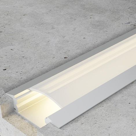 IluminaShop - Perfil de Aluminio para Empotrar con alas Sub 12V/24V 2 metros (1/3)