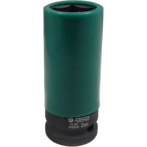 Adaptador de impacto profundo para llantas de aleación con casquillo de seguridad 21mm 1/2" (hexagonal de 6 caras)