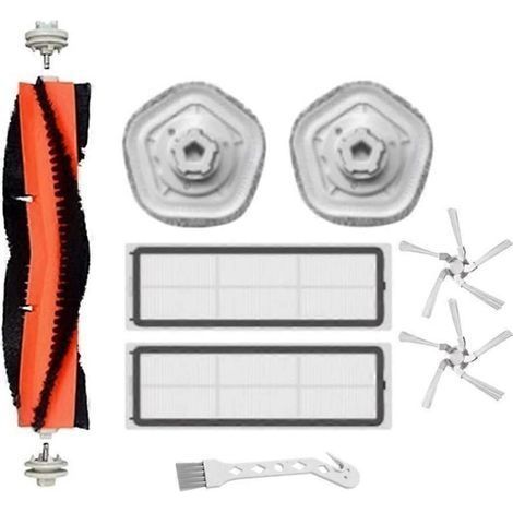 Kit accessoires aspirateur robot Dreame W10 Pro : brosse principale, chiffon, filtre, brosses latérales (1/5)