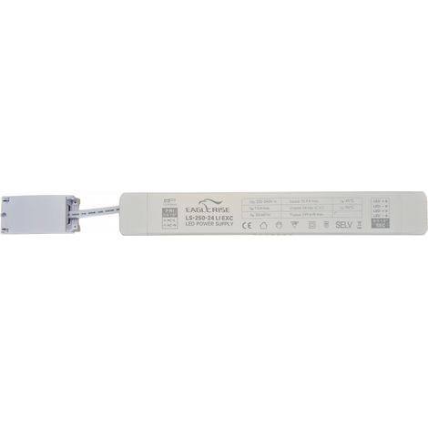 Transformateur LED ON/OFF 24VDC 250W Repiquable EagleRise LS-250-24 LI EXC