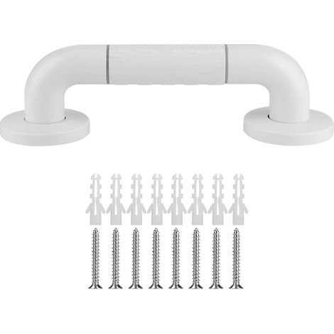 Barre d'appui de baignoire blanche de 29 cm, accessoire de salle de bain pour la sécurité des personnes âgées et handicapées (1/5)