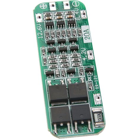 Lot 3S 12.6V 20A Carte Protection Batterie Lithium 18650 LiPo BMS PCB Réarmement Auto (1/5)