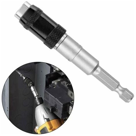 Magnetic Swivel Impact Resistant Bit Holder for Screw Drill (1/2)