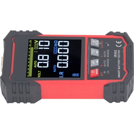Testeur de résistance interne et tension batterie pour camping-car camion bateau écran LCD TN couleur 3,2 pouces plage DC 0,00 V à ±120 V 0,000 mΩ‑500 Ω (1/5)