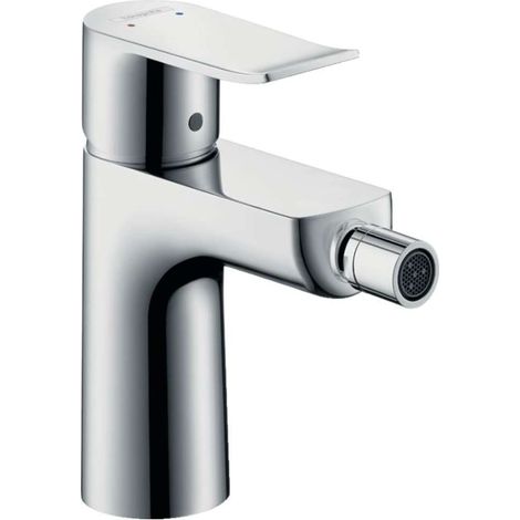 Hansgrohe Metris New - Grifo monomando de bidé con desagüe, cromo 31280000 (1/3)