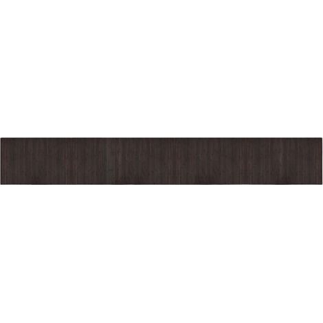 Maison Exclusive - Tappeto Rettangolare Marrone Scuro 60x400 cm in Bambù (1/5)