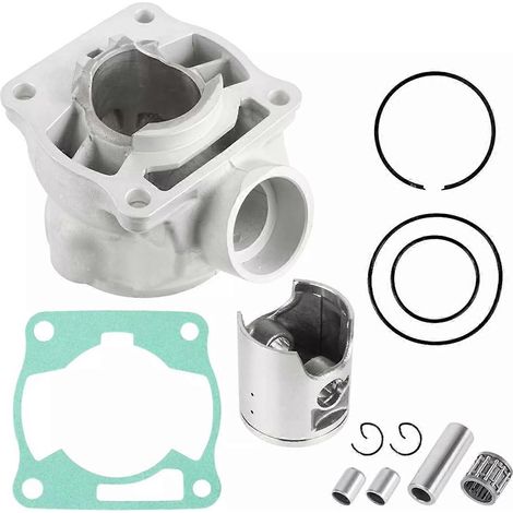 47.5mm Motorcycle Cylinder Piston Gasket Top End Rebuild Kit-Silver- (1/5)