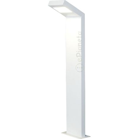 UNIVERSO 954PA-H580-BN LAMPADA APPLIQUE LED DA GIARDINO 10W SMD IP54 LAMPIONE BOLLARD DA TERRA COLORE BIANCO