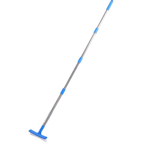 Kit de nettoyage de piscine avec épuisette à filet ultra-fin et brosse pour écumoire de feuilles, bassins et sources chaudes (1/5)