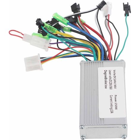 Contrôleur de moteur 350 W 36 V/48 V pour scooter et vélo électrique, Mmgoqqt, en métal, facile à installer (1/5)