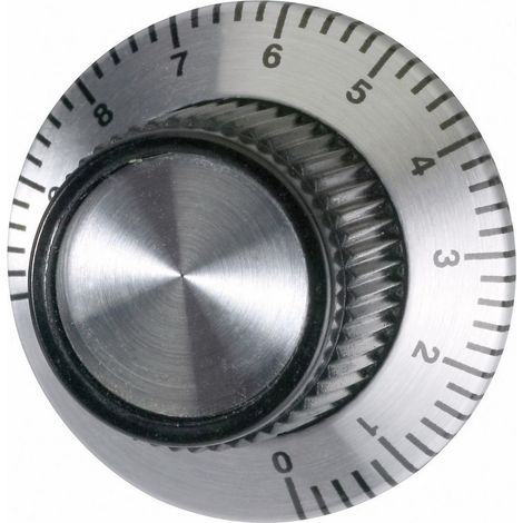 TRU COMPONENTS  Feinstellskala  Aluminium (eloxiert) (Ø x H) 24 mm x 14 mm 1 St.