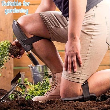2pcs Set genouillier, facile à installer et à porter, avec sangles réglables, adapté au jardinage (1/5)