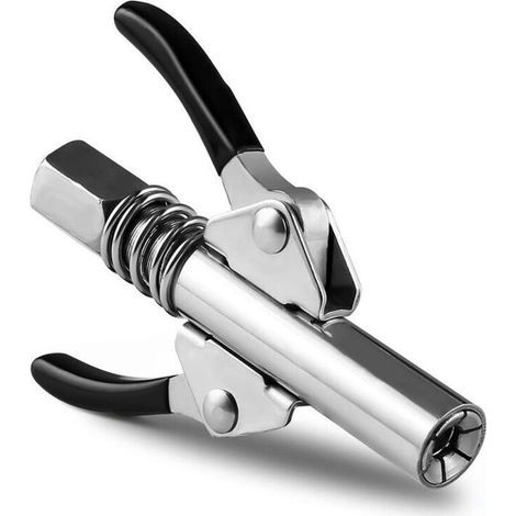1pc Haute Pression Double Poignée G Coupleur pour Pompe à Graisse, Facile à Monter et à démonter pour Tous Les Types de Pompes à Graisse, (1/5)