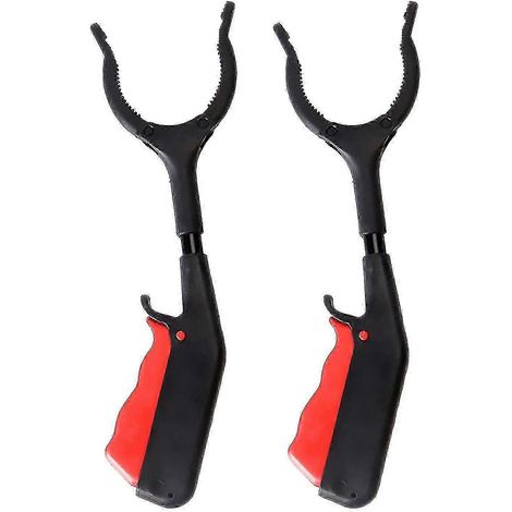 Pince de préhension courte et légère avec prise en main ferme, ergonomique et antidérapante, idéale pour les personnes âgées, 30 cm, lot de 2 (1/4)