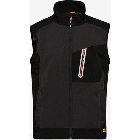 Giacca senza maniche DIADORA Softshell - Carbon tech - Taglia XS - Grigio - 702.175343 75135